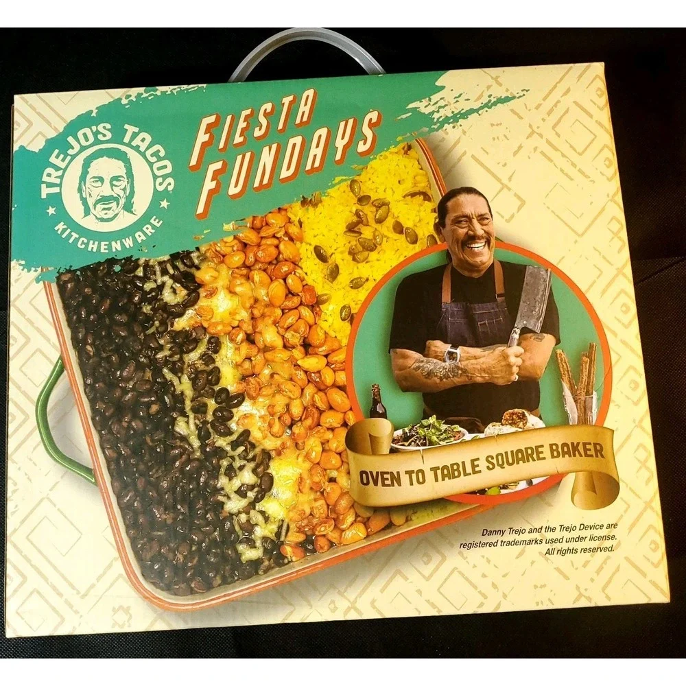 Trejo's Tacos Fiesta Fundays Casserole Oven to Table Rectangular 12